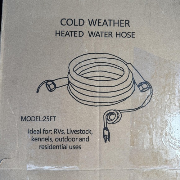 SZFY Heated RV Water Hose 25FT Cold Weather 120V Drinking Safe 3/4 GHT - Picture 8 of 11